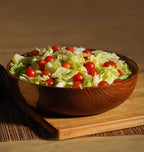 Grand bol de service en bois