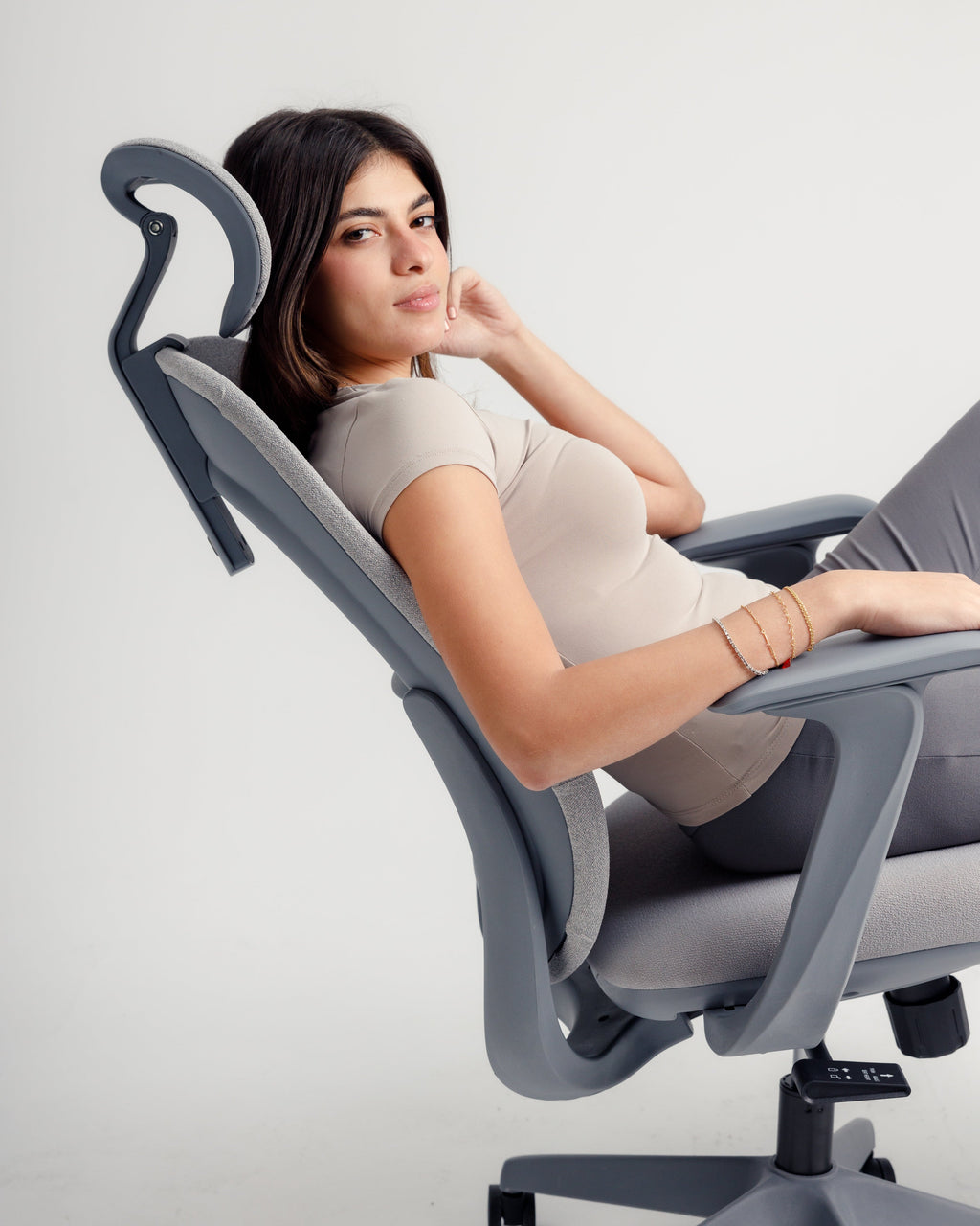 Chaise ergonomique Grey Aura
