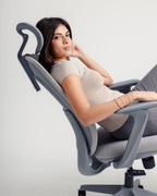 Chaise ergonomique Grey Aura