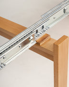 Table transformable en chêne