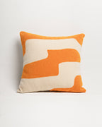 Coussin capitonné jaune pailleté