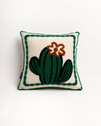 Coussin capitonné cactus