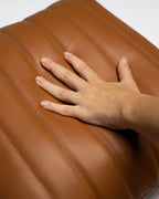 Coussin matelassé à lignes