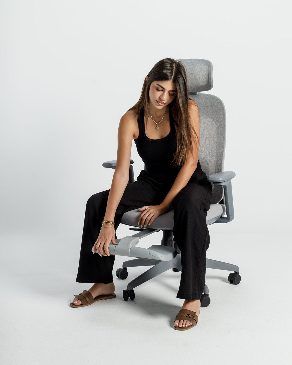 Chaise ergonomique Grey Aura