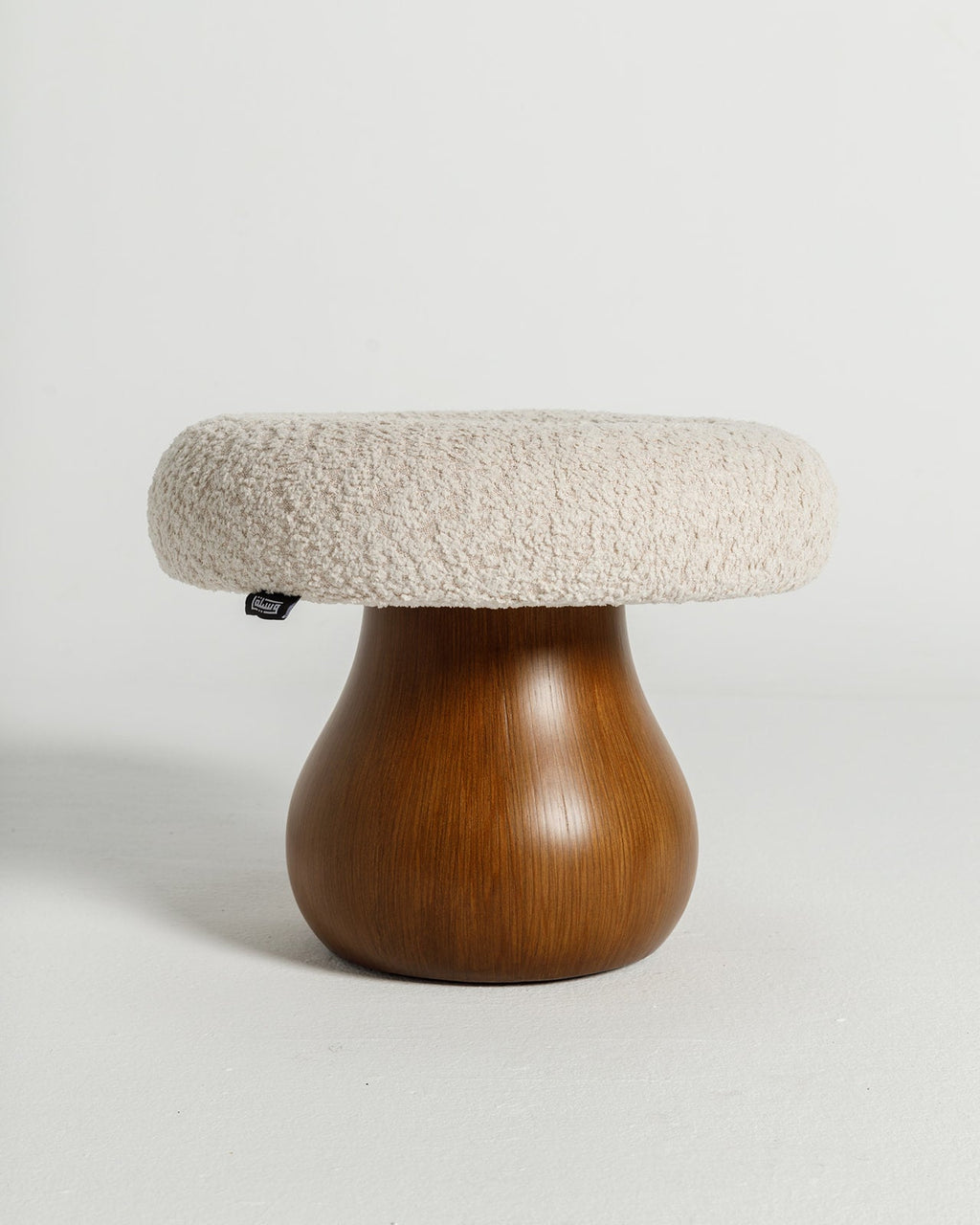 Pouf champignon beige