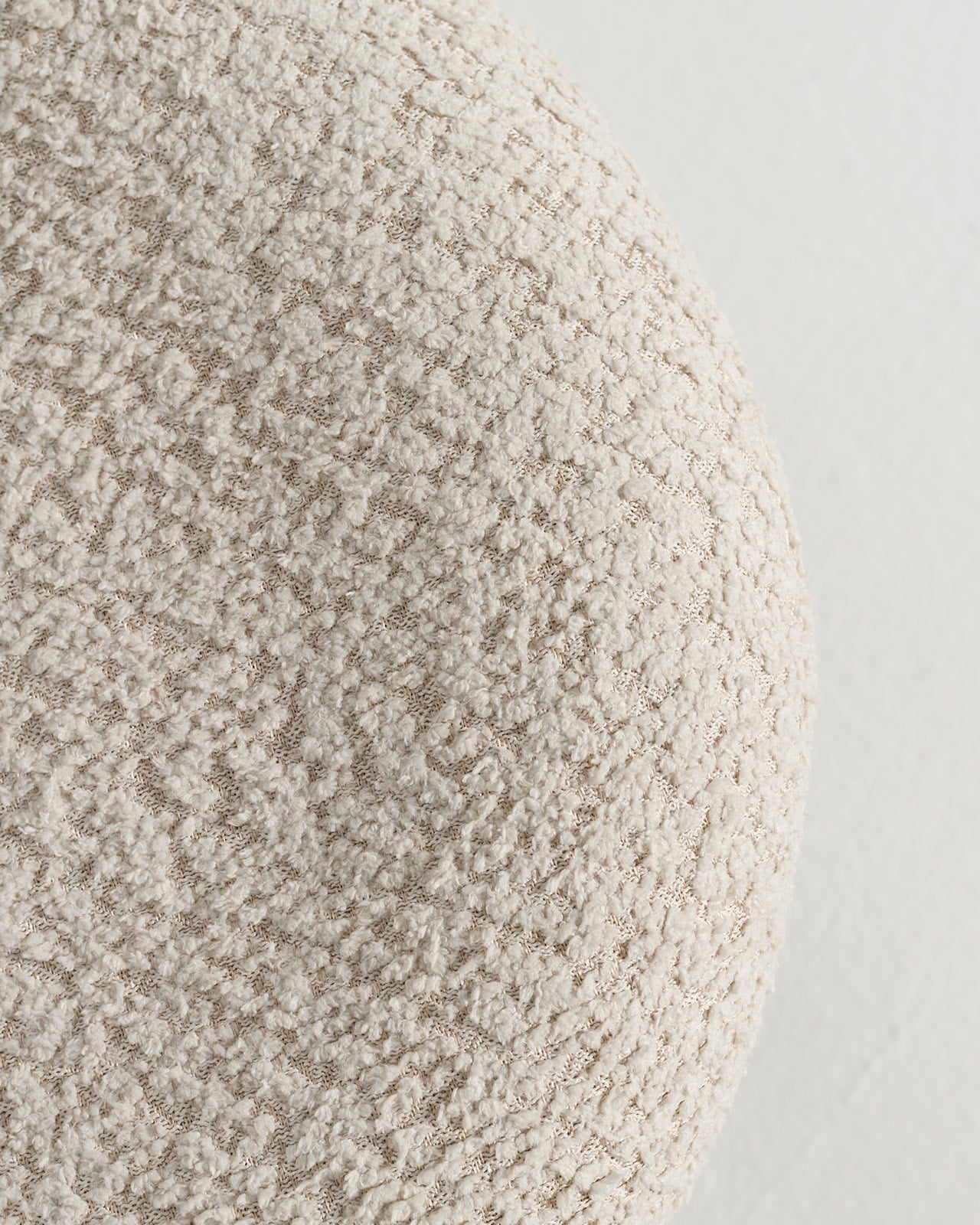 Pouf champignon beige