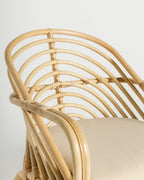 Vilaa Boho Chaise en bambou côtier