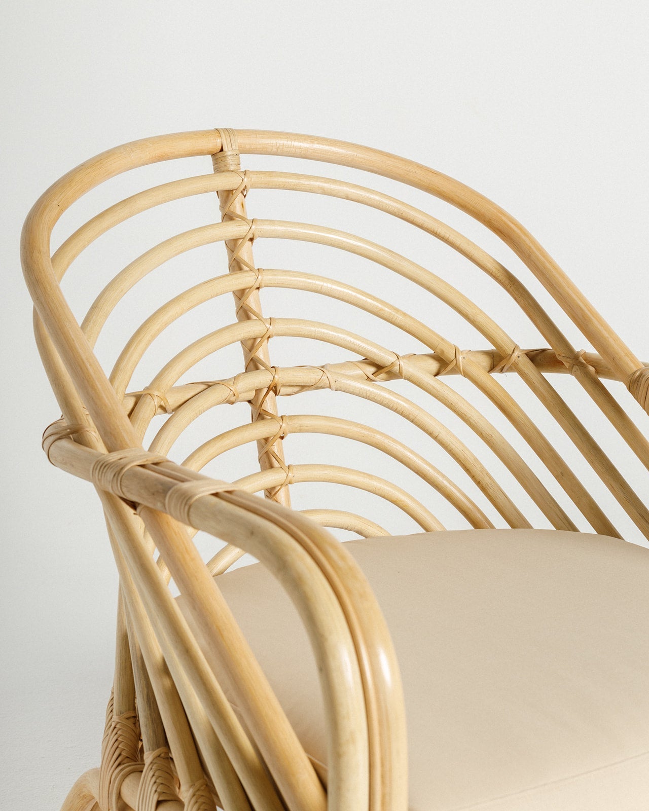 Vilaa Boho Chaise en bambou côtier