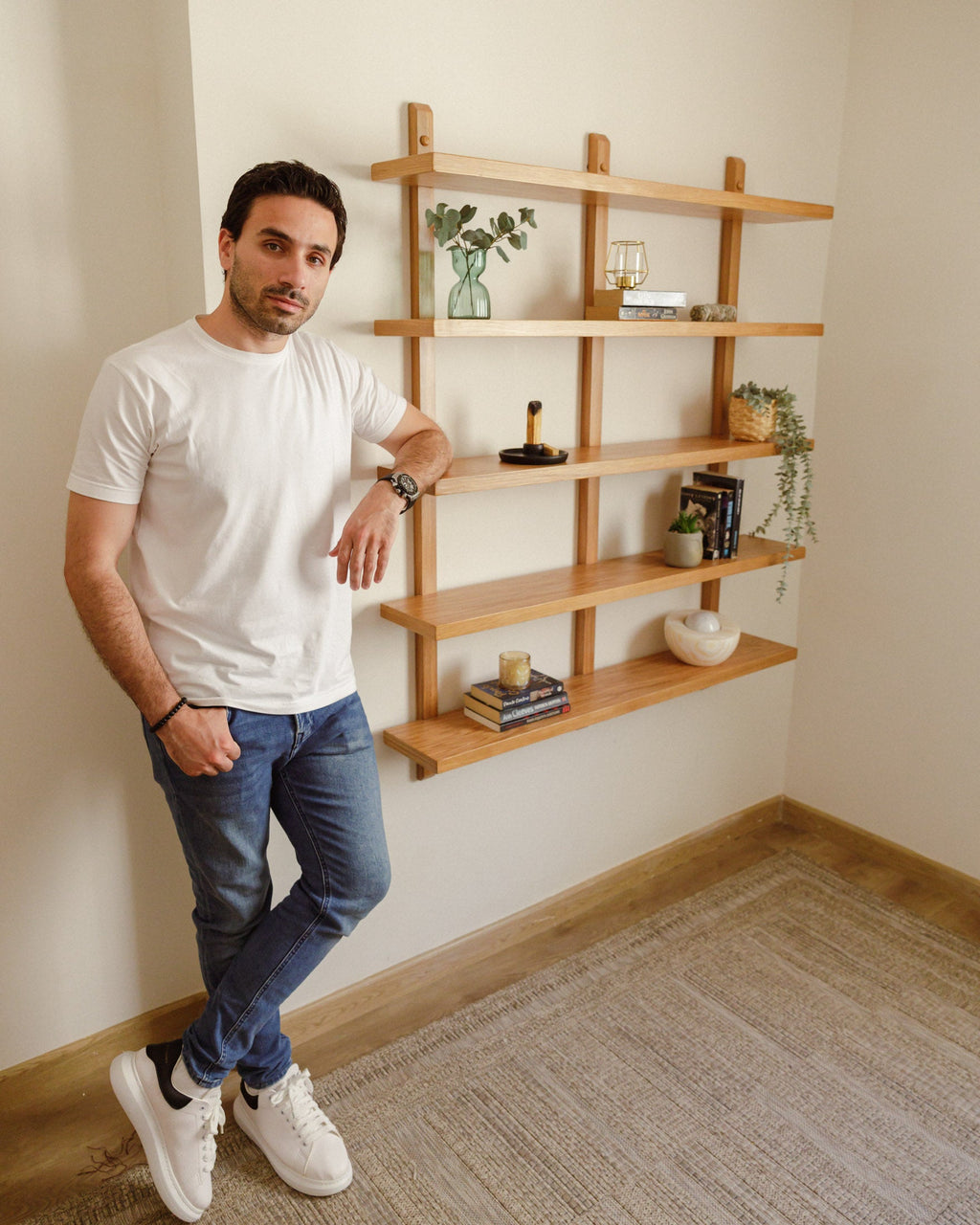 ÉTAGÈRE EN CHÊNE D'ALTITUDE