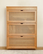 Rangement à chaussures en rotin Elance