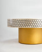 Table basse incrustée marocaine