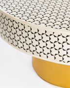 Table basse incrustée marocaine