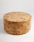 Table basse ronde en loupe