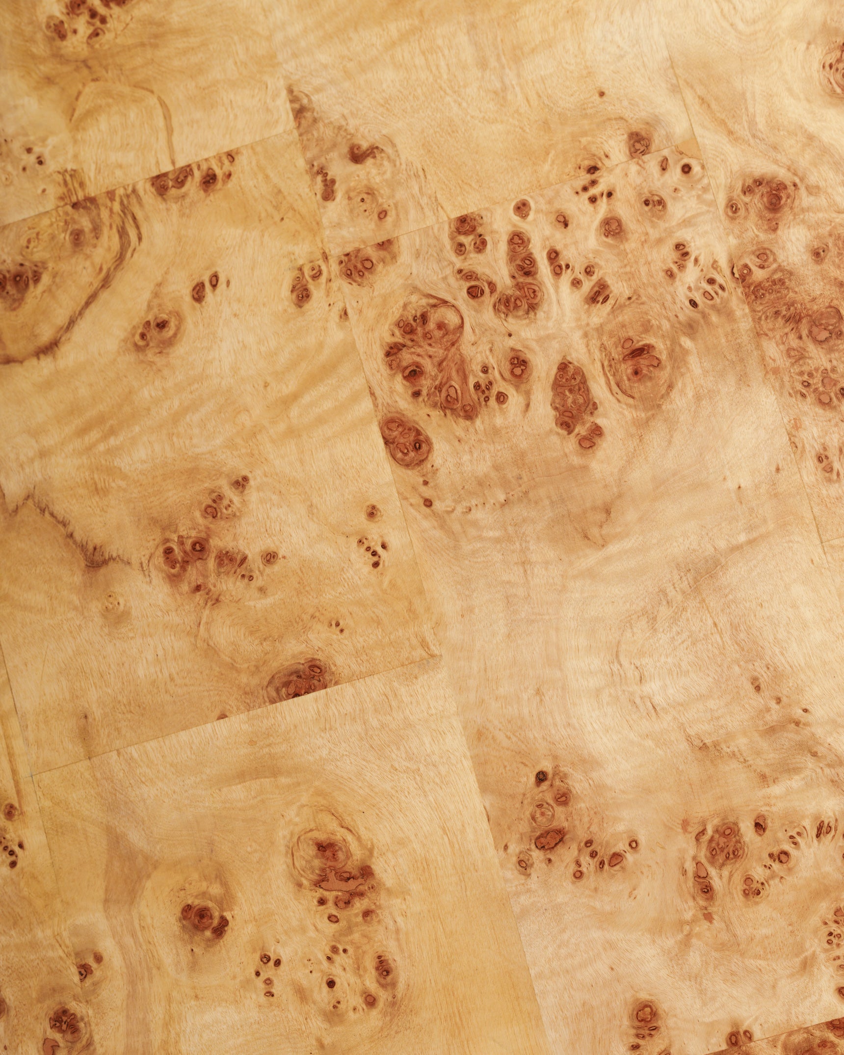 Table basse ronde en loupe