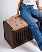 Banc de rangement à chaussures secret 