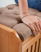 Banc de rangement à chaussures secret 