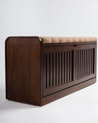 Banc de rangement à chaussures secret 