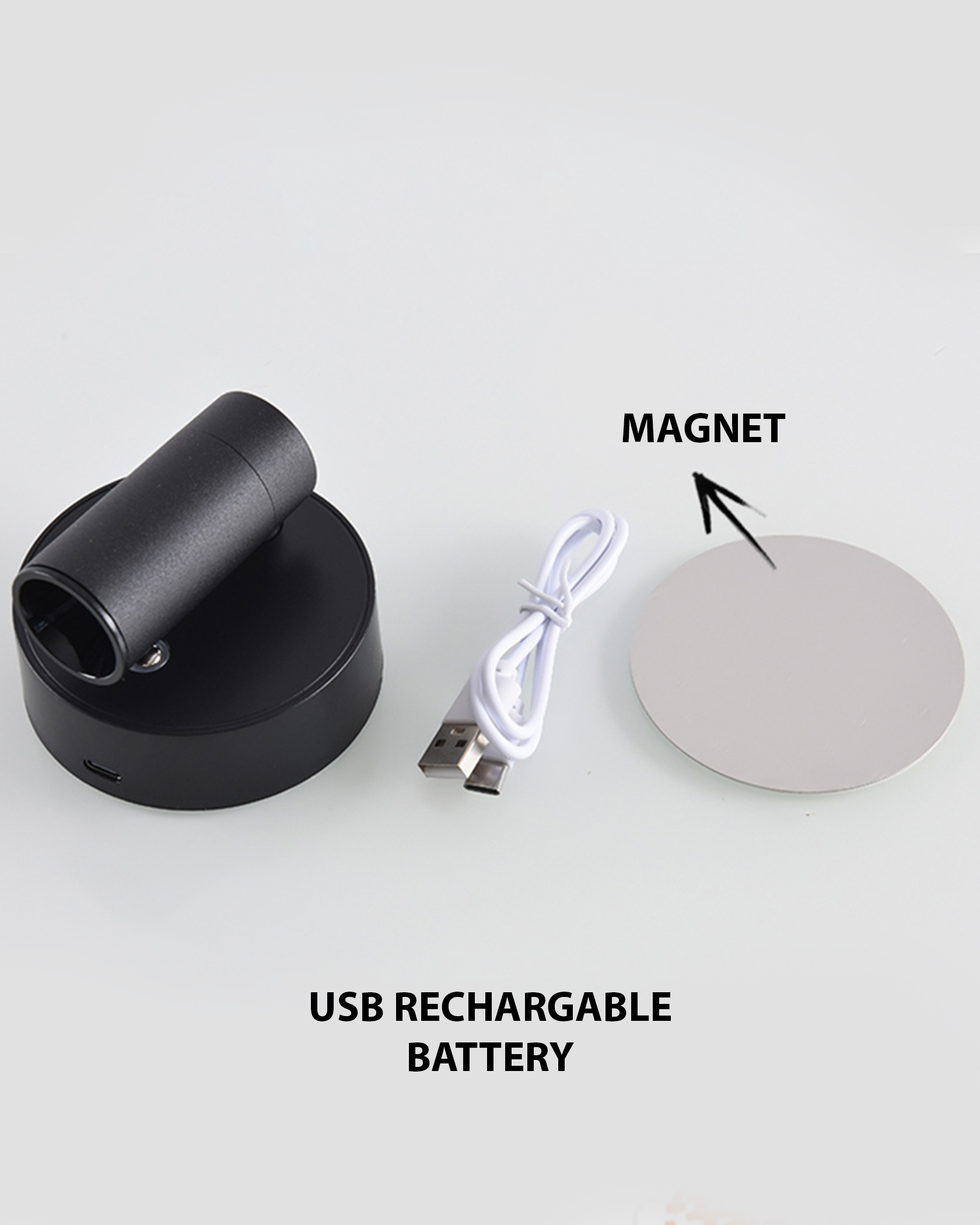 Projecteur rechargeable + télécommande