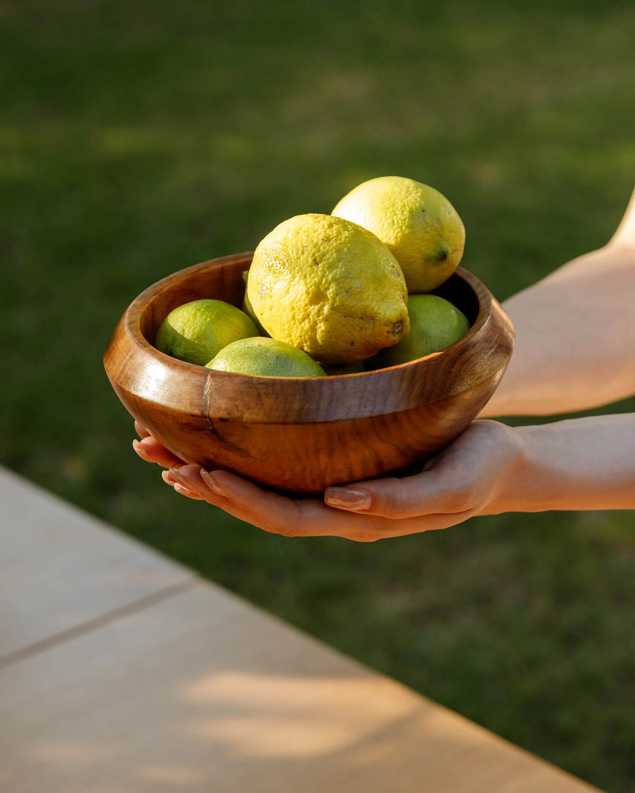 bol de service moyen en bois