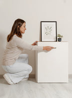 Bureau pliable ovale