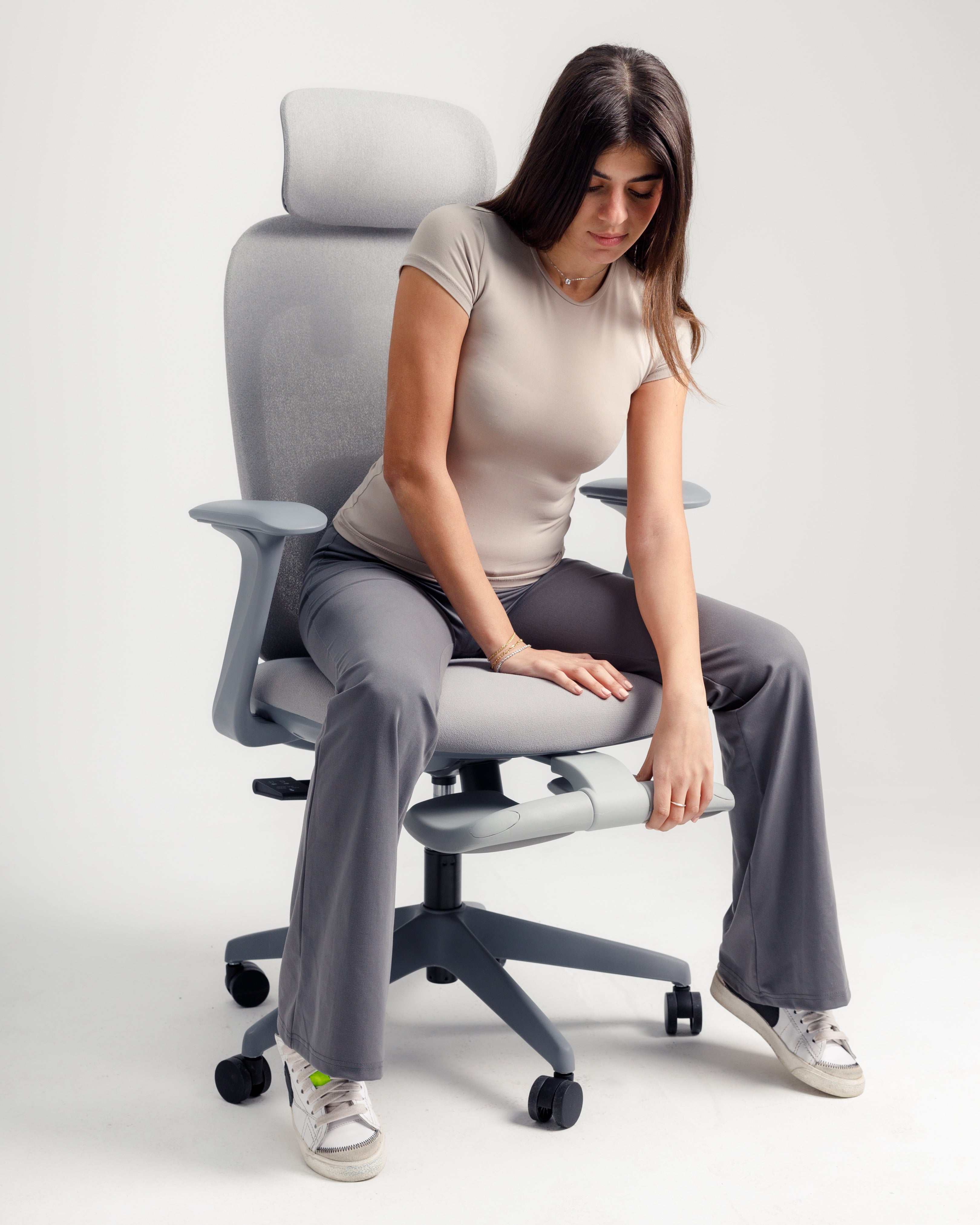 Chaise ergonomique Grey Aura