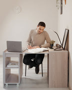 Bureau pliable ovale