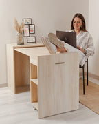 Bureau pliable ovale