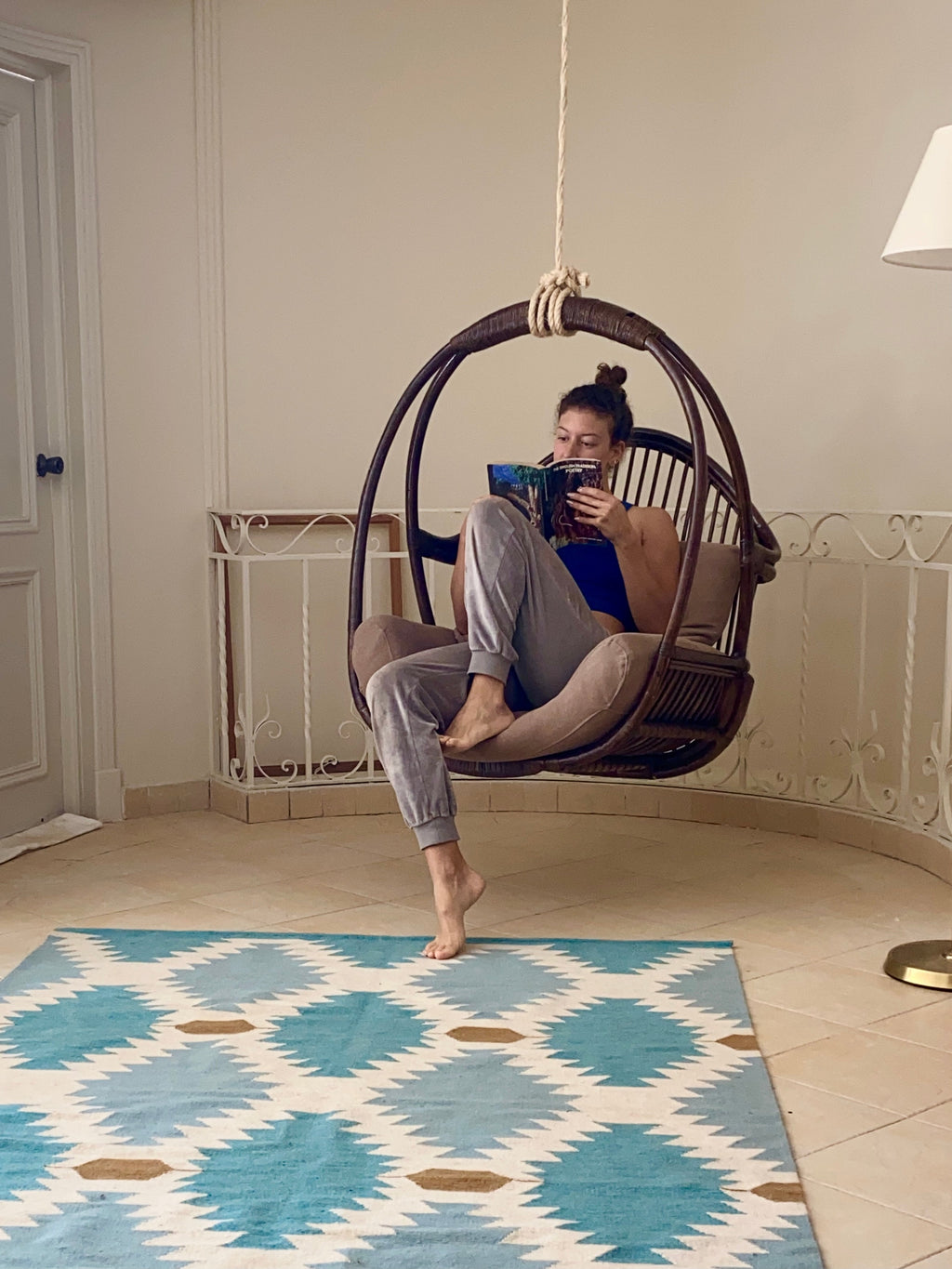 GRANDE BALANÇOIRE EN BAMBOU