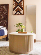 TABLE BASSE GRAND BLANC CASSÉ PALAIS