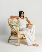 Vilaa Boho Chaise en bambou côtier