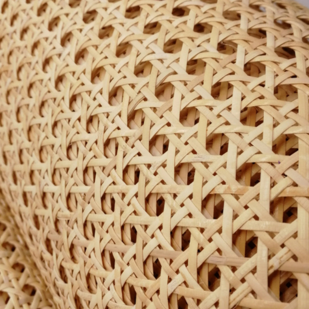 Rangement à chaussures en rotin et noyer