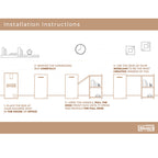 Bureau pliable ovale