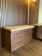 RANGEMENT À CHAUSSURES EN NOYER