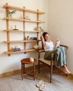 ÉTAGÈRE EN CHÊNE D'ALTITUDE