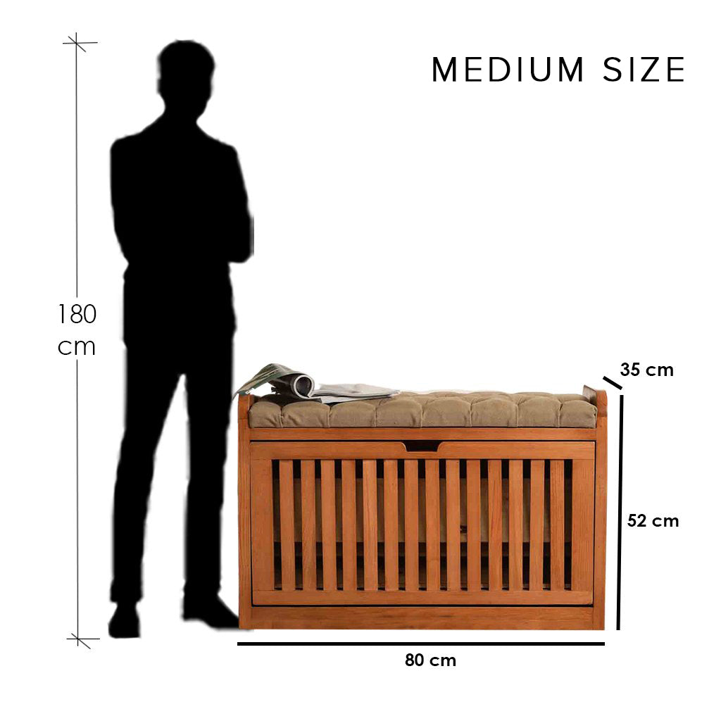 Banc de rangement à chaussures secret 