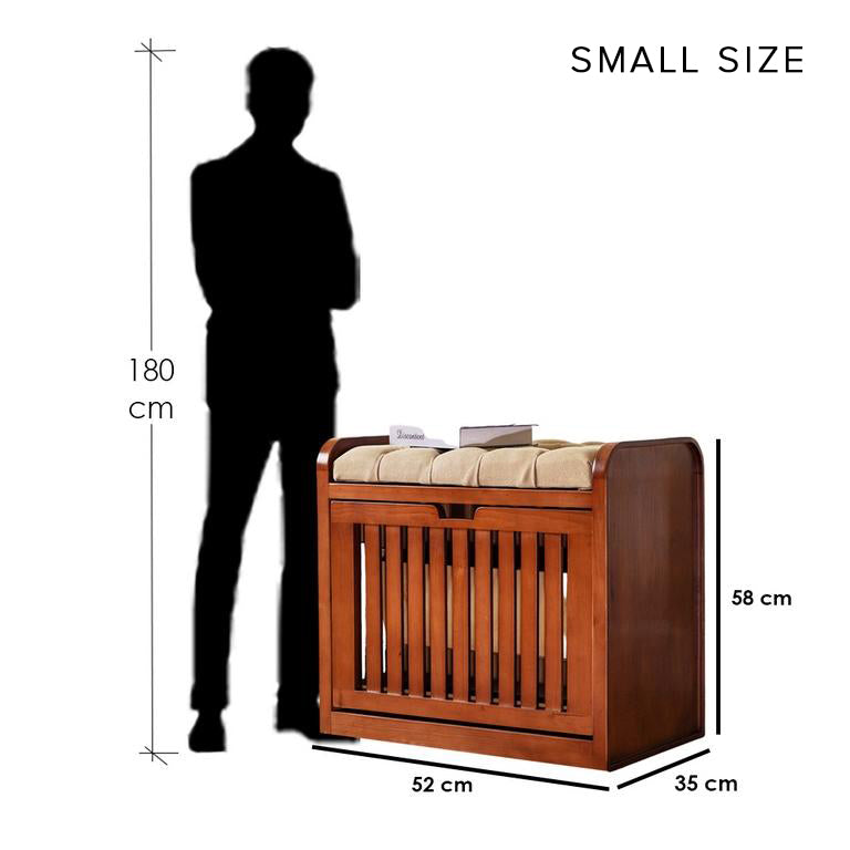 Banc de rangement à chaussures secret 